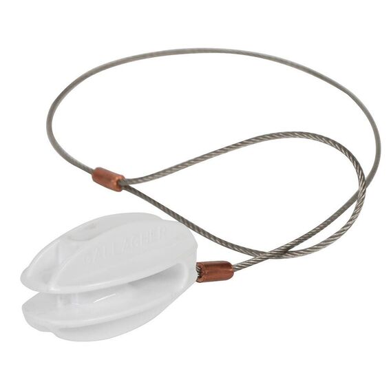 High Strain insulator Kit white with stainless steel rope (5)